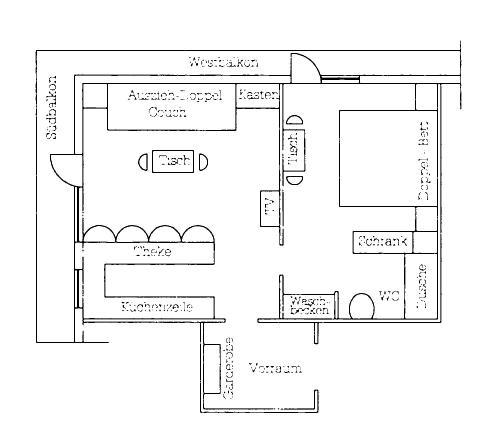Appartements Birkenhof Berwang Ruang foto